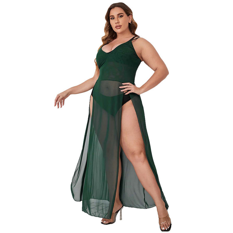 Women's Sexy Mesh Long Dress