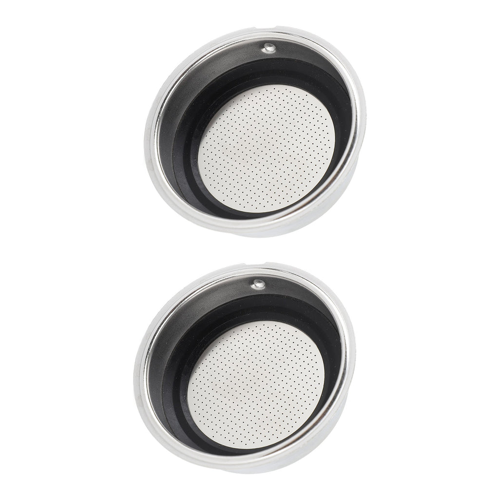 51mm Filter Basket Reusable Stainless Steel Portafilter Basket For Delonghi Semi Automatic Coffee Machine Single Cup