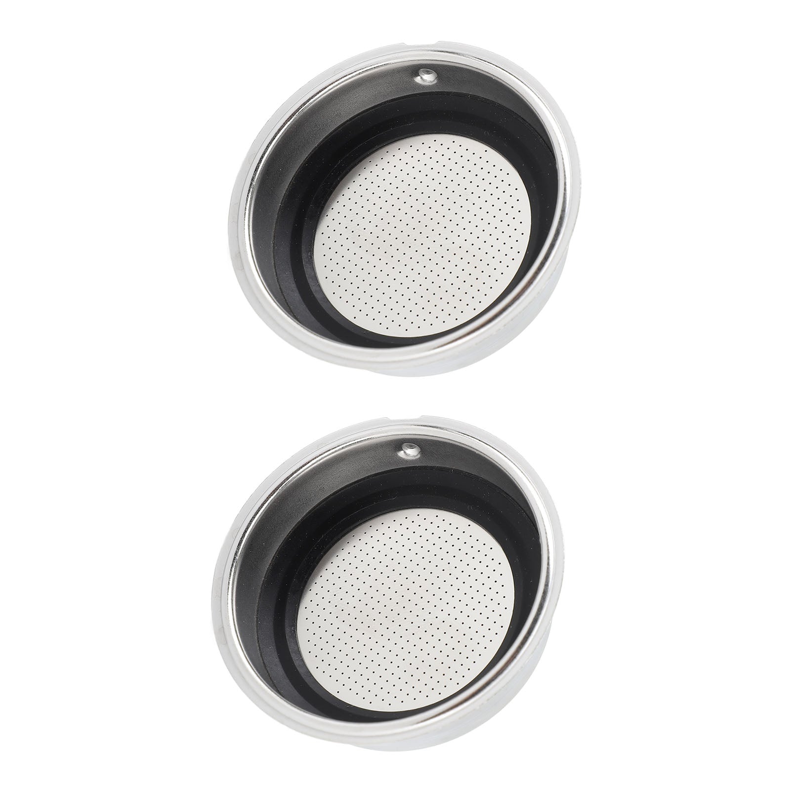 51mm Filter Basket Reusable Stainless Steel Portafilter Basket For Delonghi Semi Automatic Coffee Machine Single Cup
