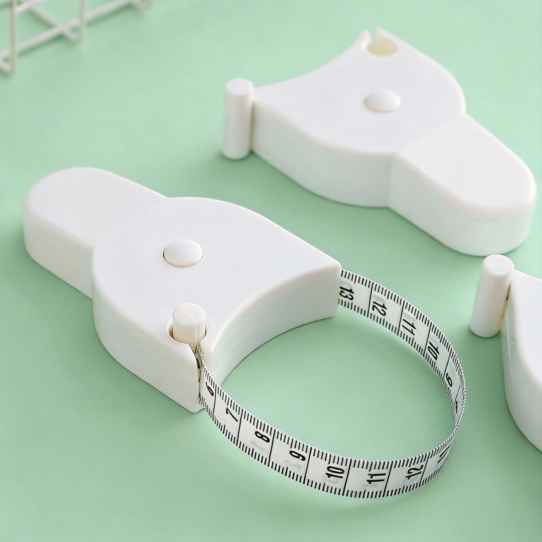 1 Automatic Y-shaped 3D Body Measurement Ruler, Soft Faux Leather Ruler With Locking Device And Ergonomic Grip, Portable Centimeter Unit, Suitable For Waist-body Measurement, Fitness, Tailoring