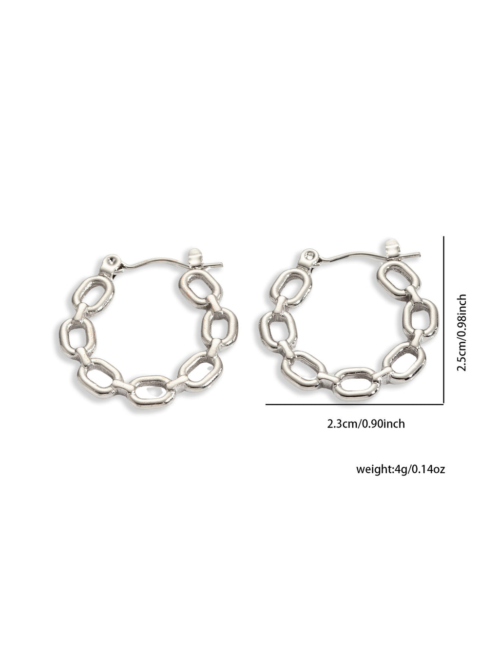 Gold Stainless Steel Titanium Steel Earrings Niche Light Luxury High-End No Fade Studs