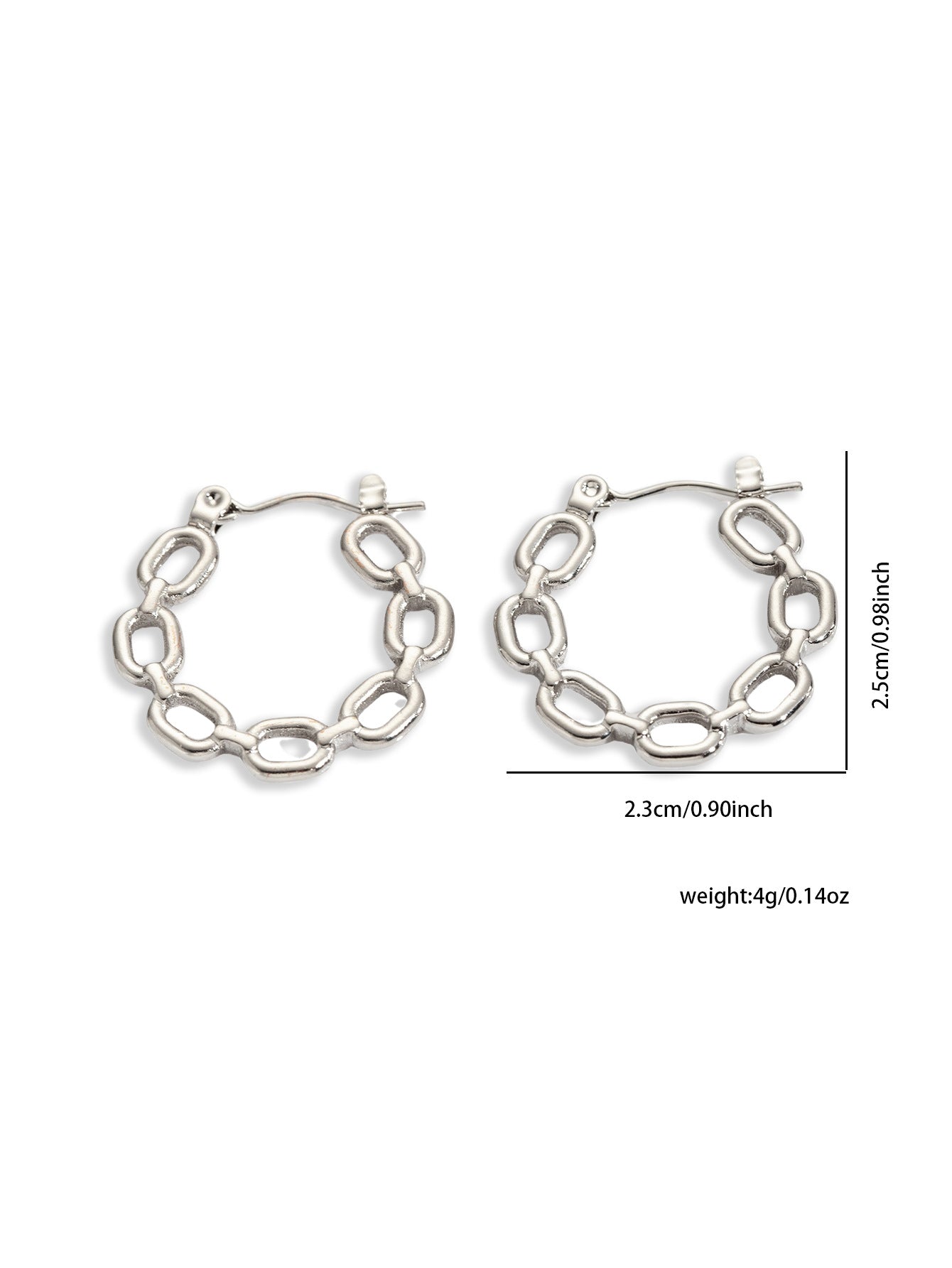 Gold Stainless Steel Titanium Steel Earrings Niche Light Luxury High-End No Fade Studs