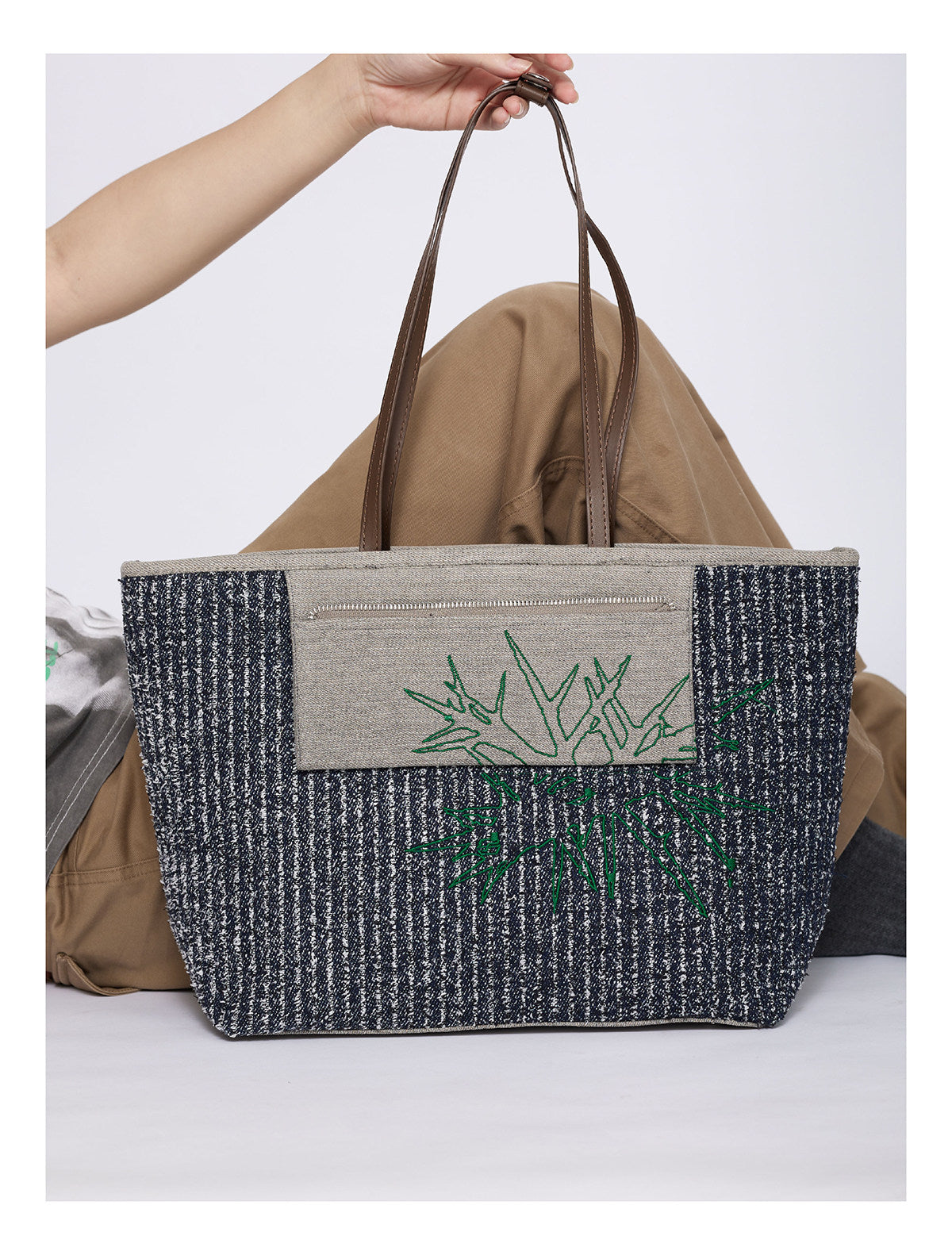 Seed Tote Bag Original Large Capacity Niche Commuter Single Shoulder Tote Bag Design Sense Handbag