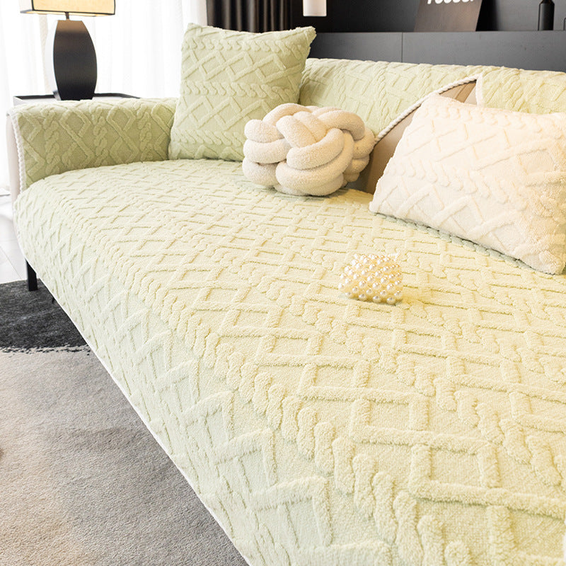 Solid-color Cotton Sofa Cushion For Home Use