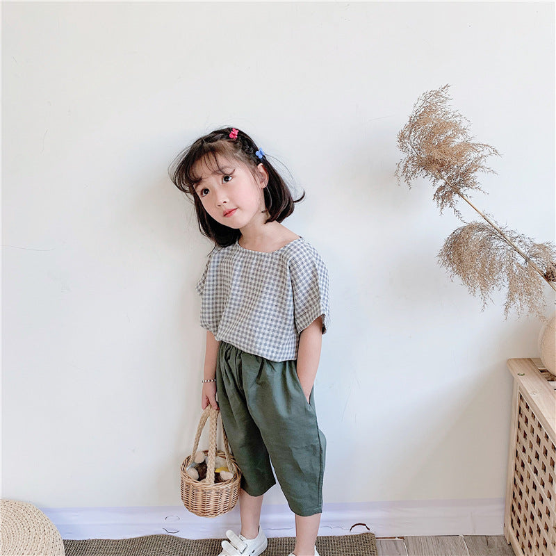 Carrot pants children cotton
