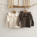 Stylish Base-layer Top With A Turn-down Collar And Long Sleeves