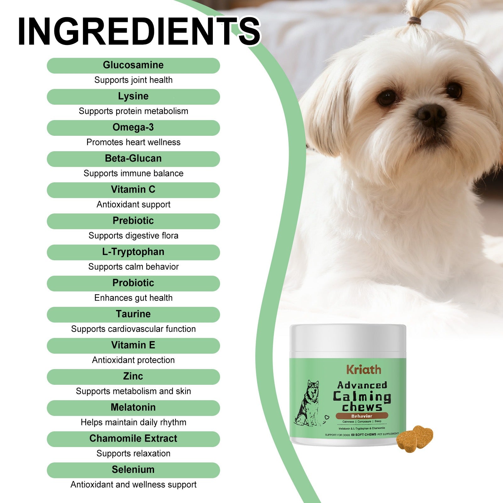 Dog Nutritional Chewing Tablets