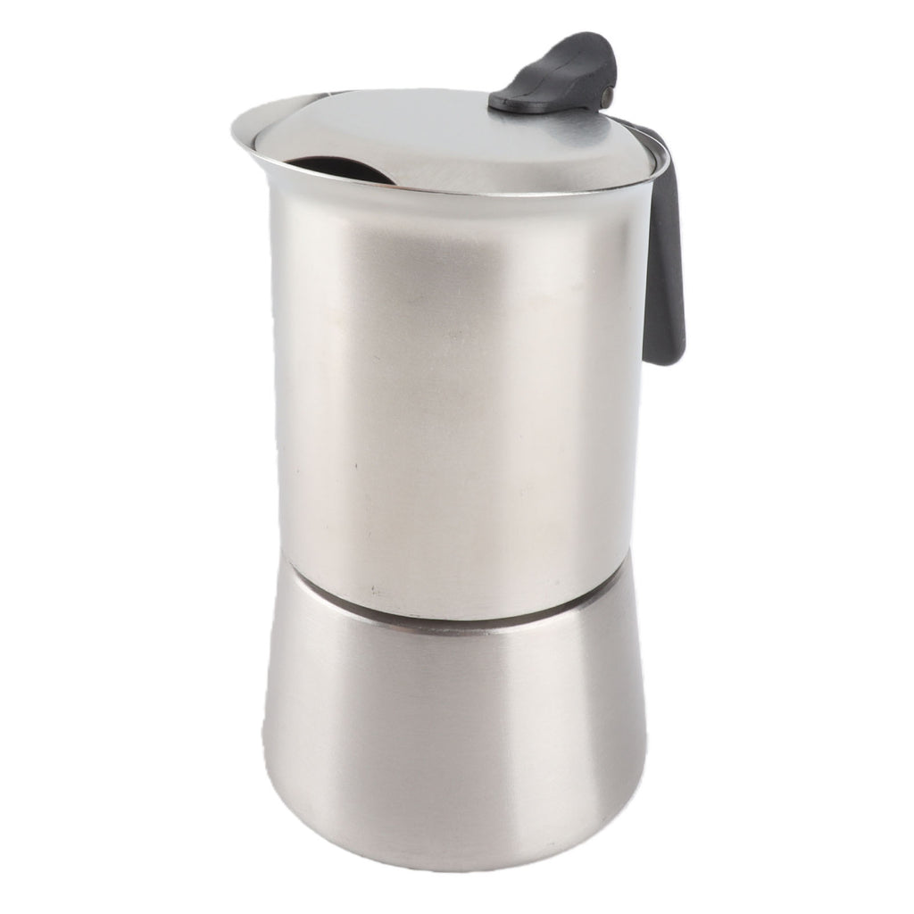 304 Stainless Steel Moka Pot Hand Brewed Coffee Pot High Pressure Cold Extraction Single Valve Coffee Equipment For Home Cafe