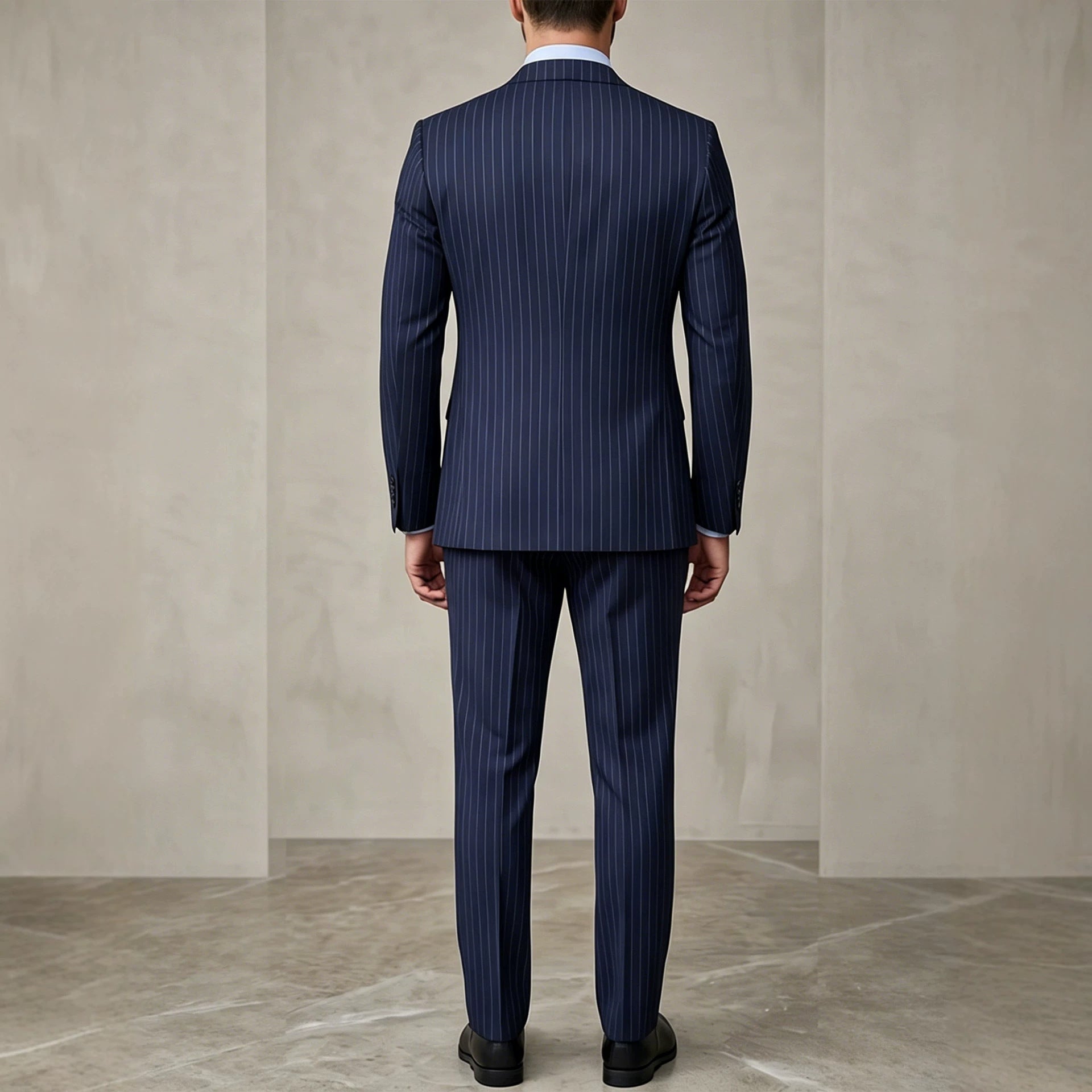 Mens Striped Business Suit Set