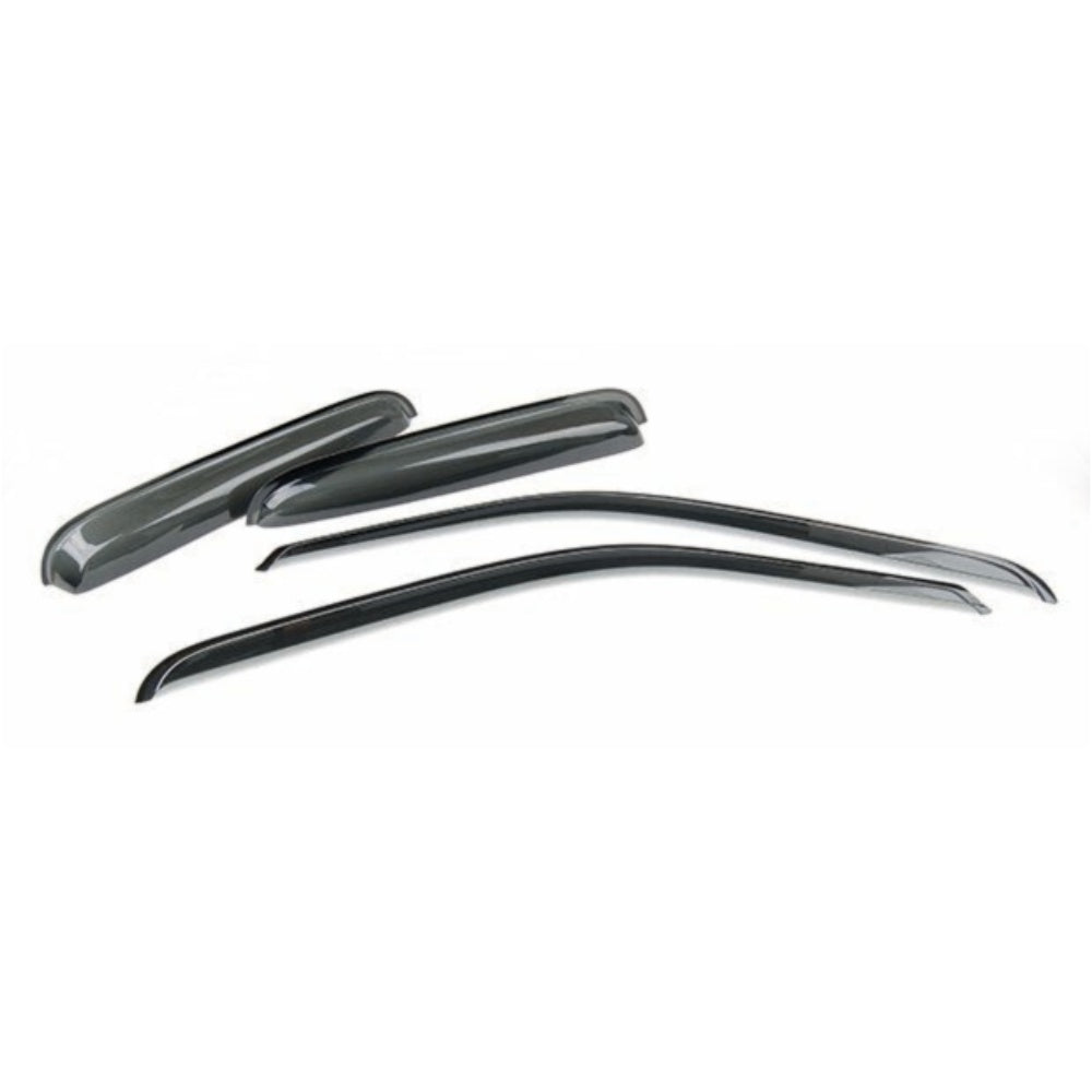 For Chevrolet GMC Extended Cab Acrylic Window Visor Vent Sun Rain Guard