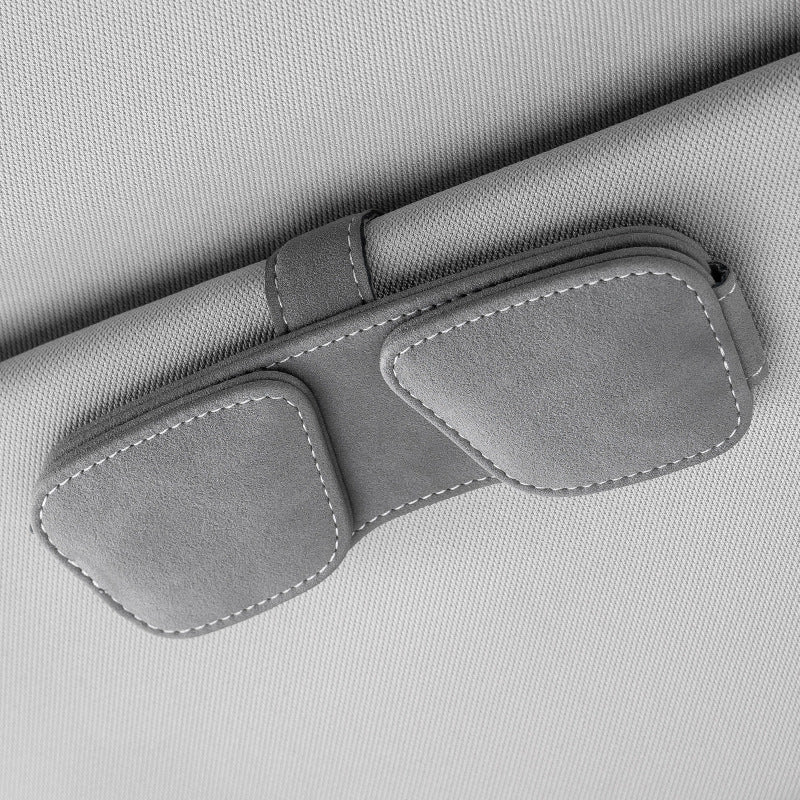 Car Sun Visor Storage Box Car Sunglasses Holder Multi-function Card Clip