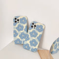 Blue Flower Phone Case Silicone