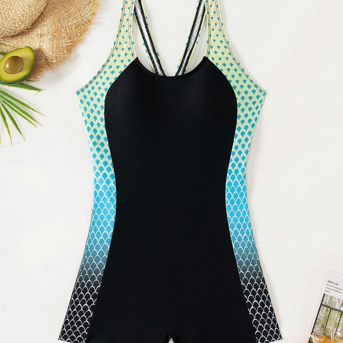 New Colorful Sports One-piece Swimsuit