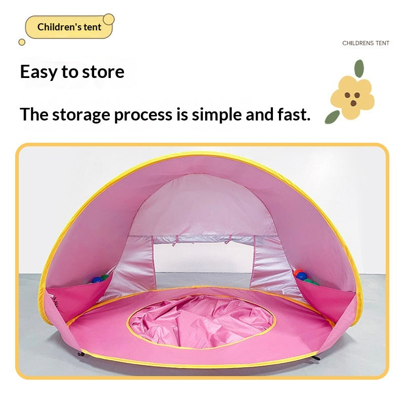 Childrens Indoor-outdoor Dual-use Folding Play Tent
