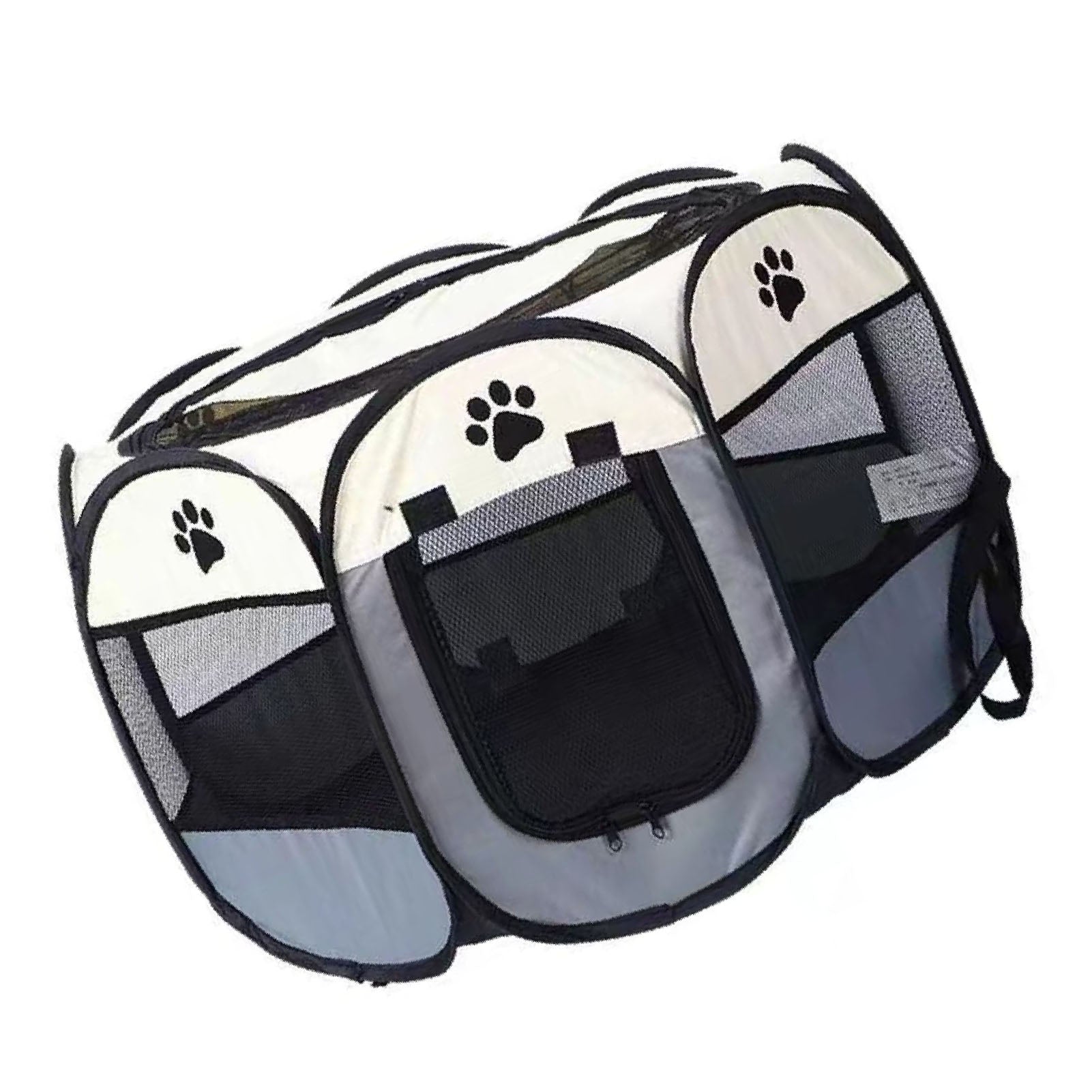 Portable Dog Crate Breathable Spacious Space Easy To Clean Enclosed Foldable Soft Kennel For Cats Dogs Medium 91x48cm/35.8x18.9in