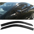 For 08-12 H Onda Accord Coupe Window Visor Vent Sun Rain Deflector Guard 2PCS Set