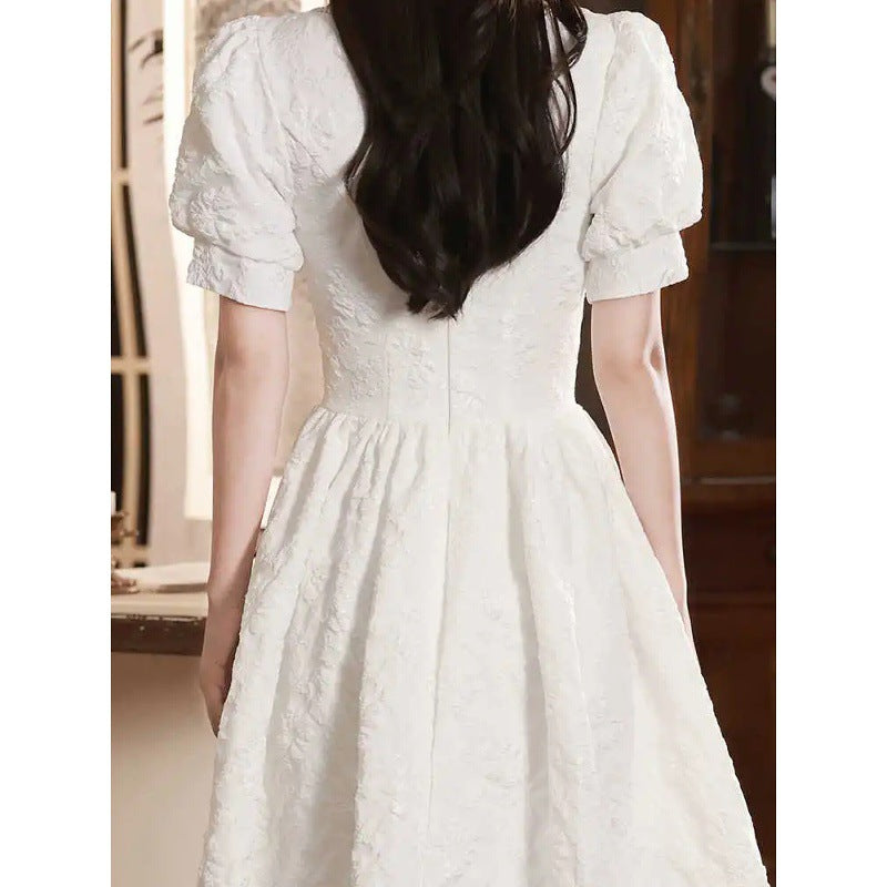 Womens Fashion Short-Sleeve Cocktail Dress