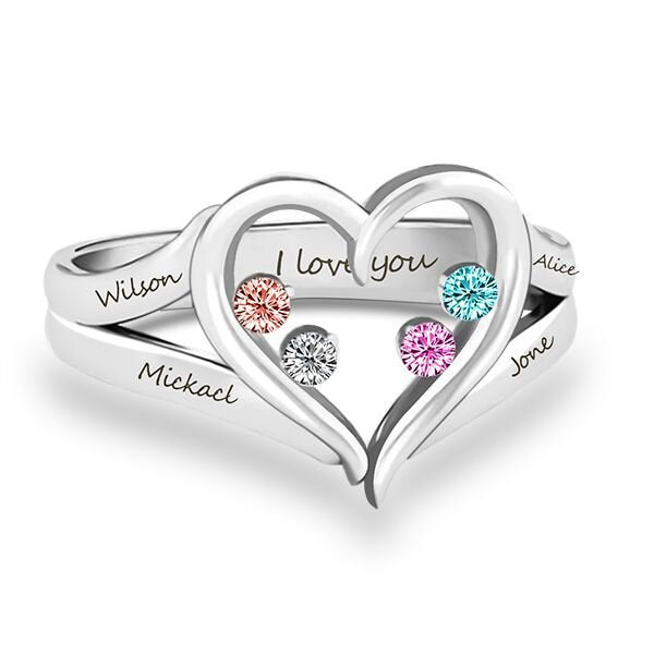 Cross Border Fashion Love Ring From Europe And America