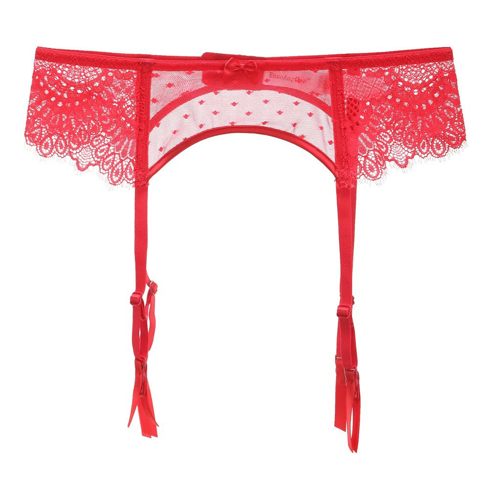Lace Sexy Temptation Models Transparent Temptation Sexy Garter Belt Fun