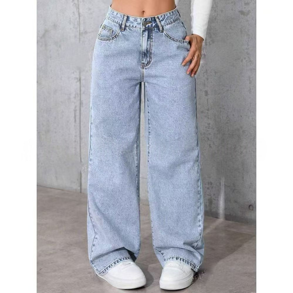 Spring And Autumn Casual Versatile Jeans