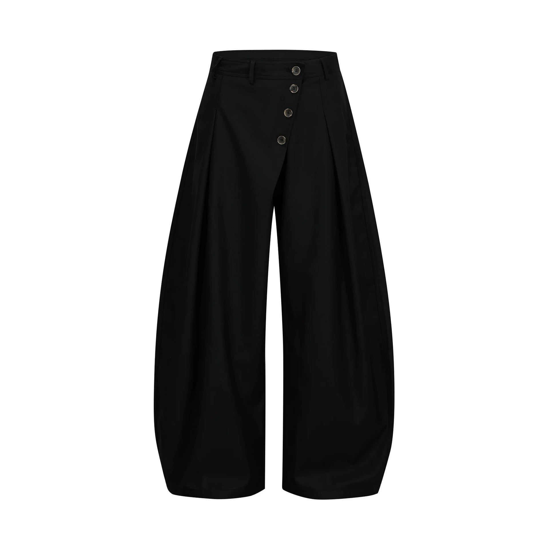 Scimitar Pants Summer New Arrival Vintage Double-breasted Casual Style