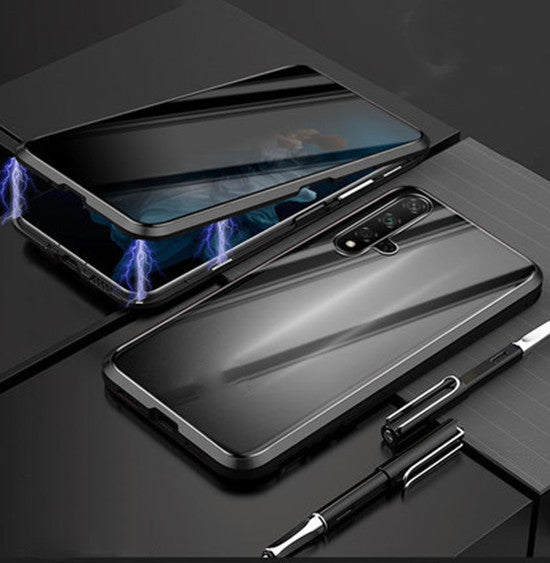 Phone Case Anti-peep Magnetic Protective Shell Magnetic Privacy Glass Case For Phone