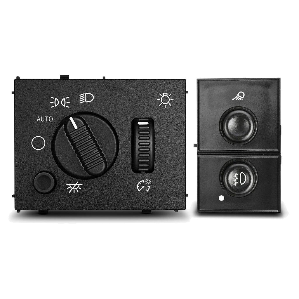2x Fog Light S Witch & Headlight S Witch For Chevy Silverado GMC Sierra Cadillac