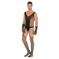 Men's High Stretch Jacquard One Piece Lace Gloves Set
