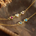 Customized Heart-shaped Zircon Bracelet