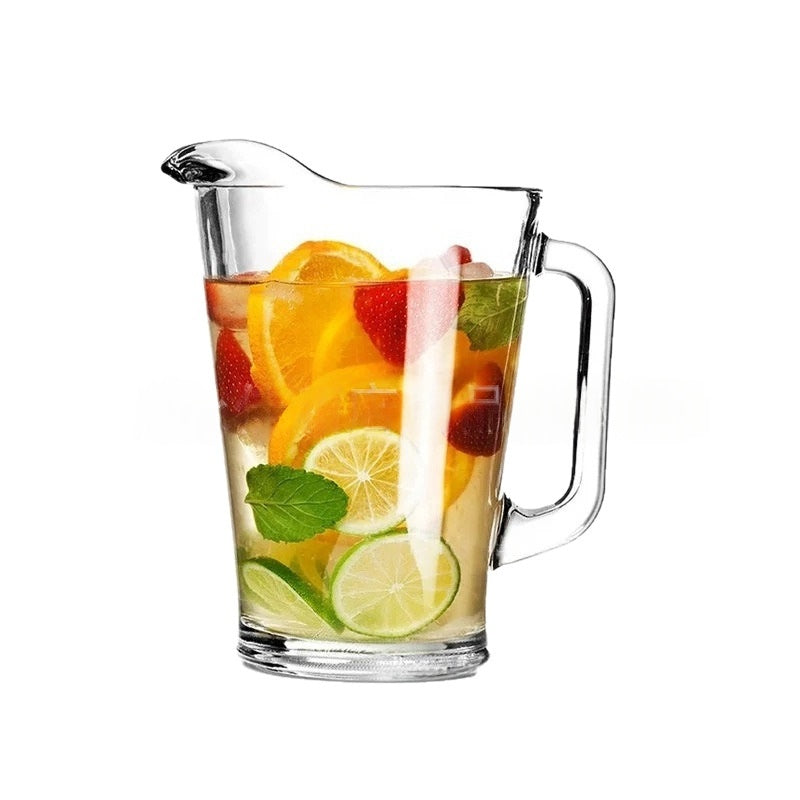 Glass Juice And Cold-water Pitcher Thickened For Restaurants And Home Use