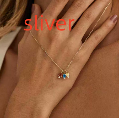 Luxury-Style Birthstone Pendant Necklace