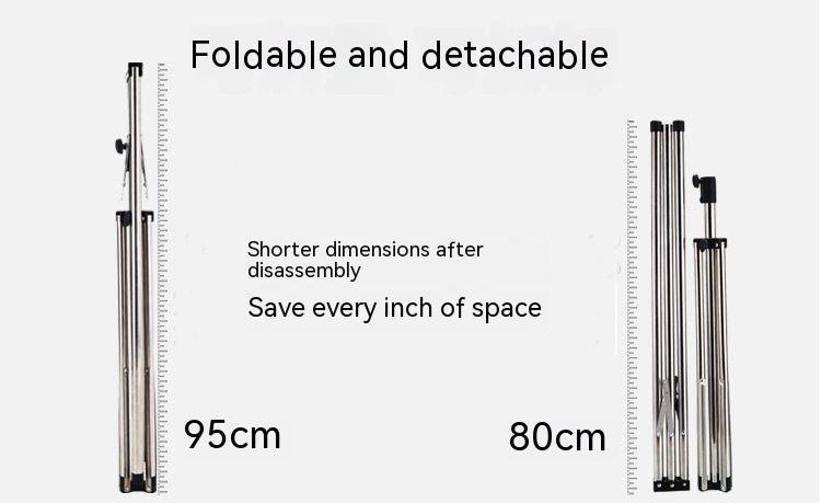 Removable Clothes Hanger Foldable And Portable Clothes Rack Selling Display Shelf Floor