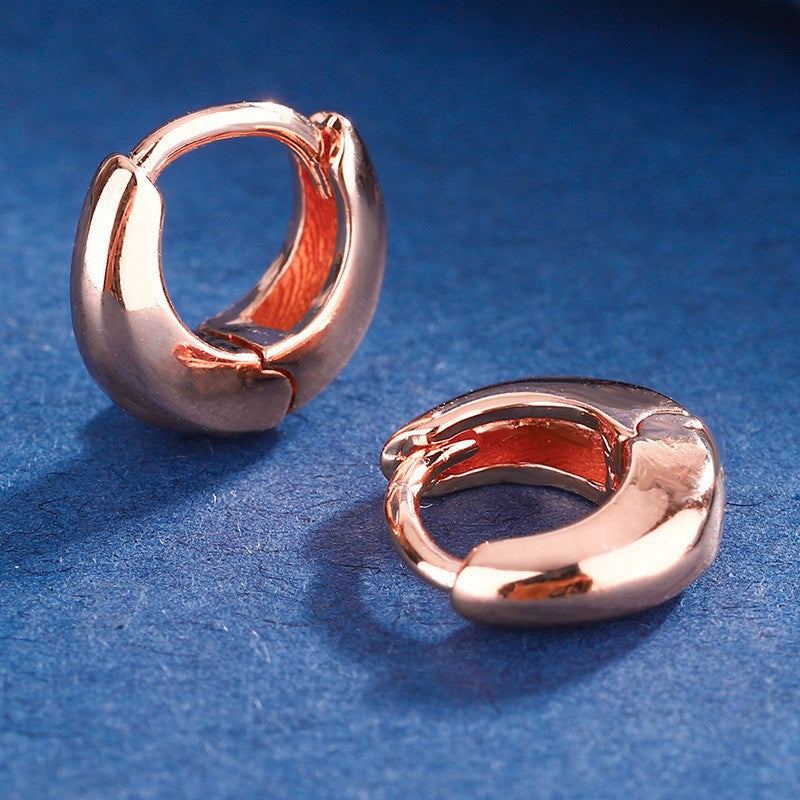 Simple Personality Hip-hop Smooth Ear Ring