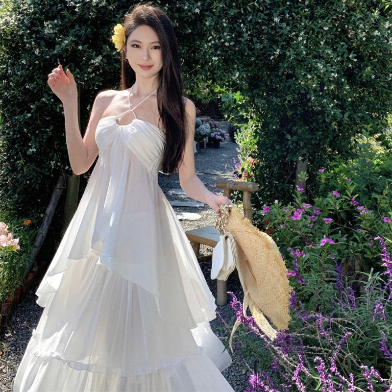 Tube Top Ethereal, Voluminous Midi Skirt