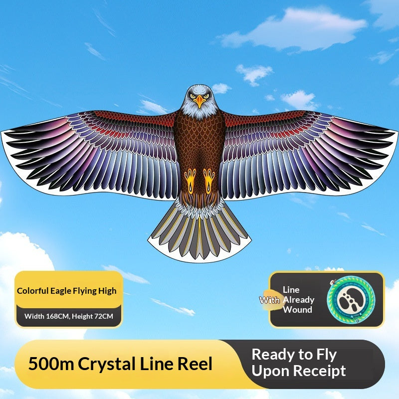 Eagle-check Fabric Front-stabilizer Kite