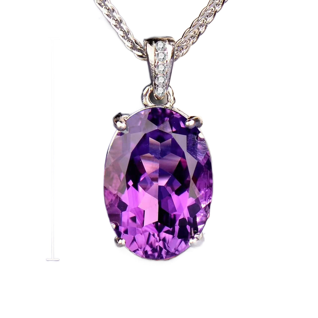Affordable Luxury Simple Amethyst Necklace For Women
