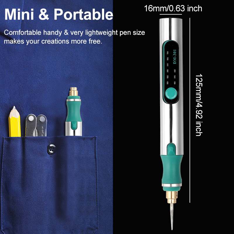 Adjustable Electric Mini Handheld Grinder