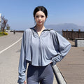 Womens Large-size Summer Sun-protective Clothing With A Wide Brim