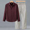 High-end Quality Tencel-linen Casual Mens Suit