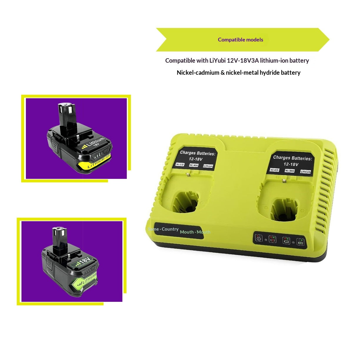 P117 Charger For Nickel-Lithium Batteries
