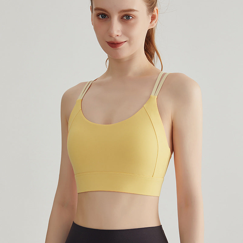 Outdoor Shock-absorbing Push-up Crisscross Back Yoga Vest