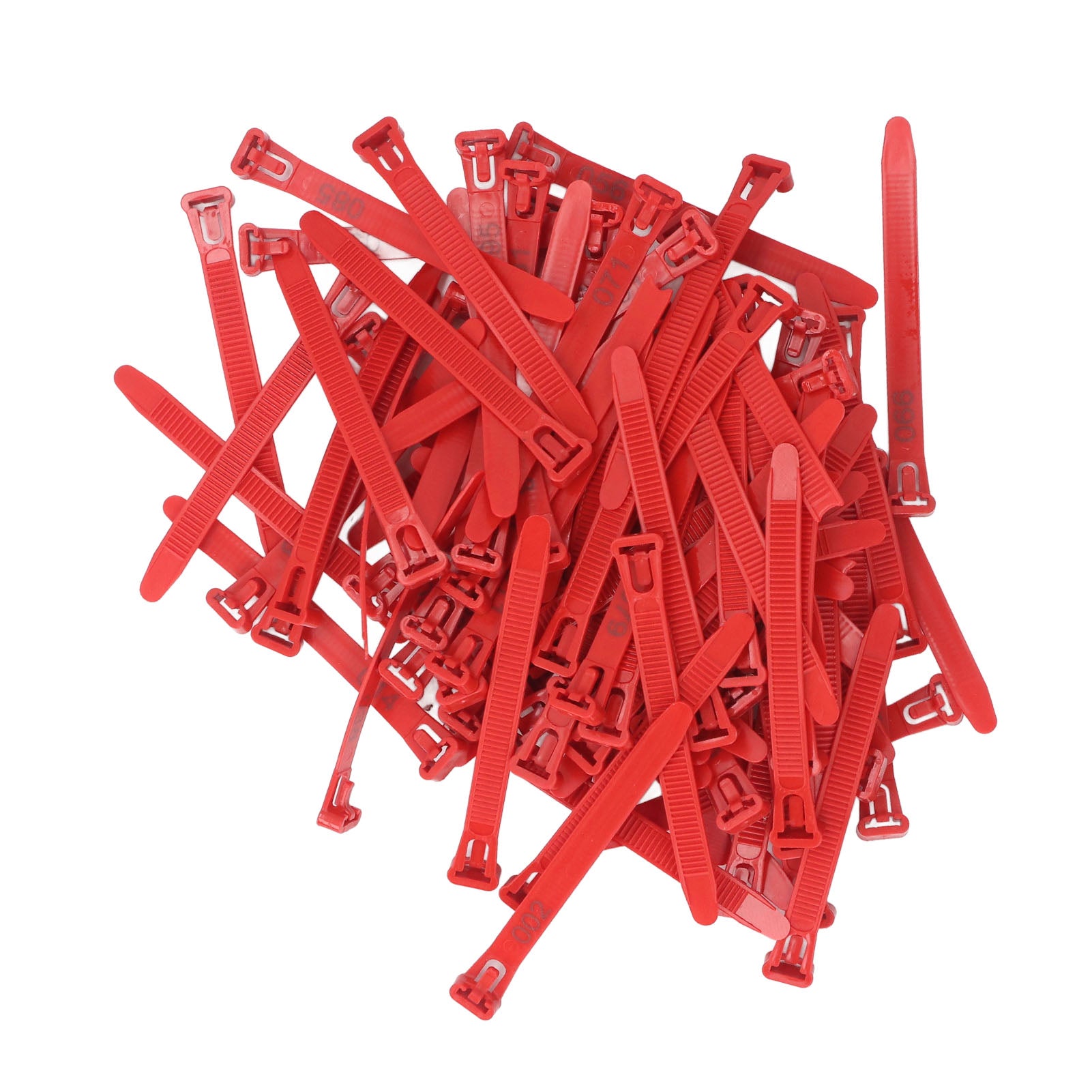 Chicken Leg Rings 1-100 Numbered Chicken Identification Leg Bands Tags Reusable For Ducks Chicks Chicken Pigeons Goose Red