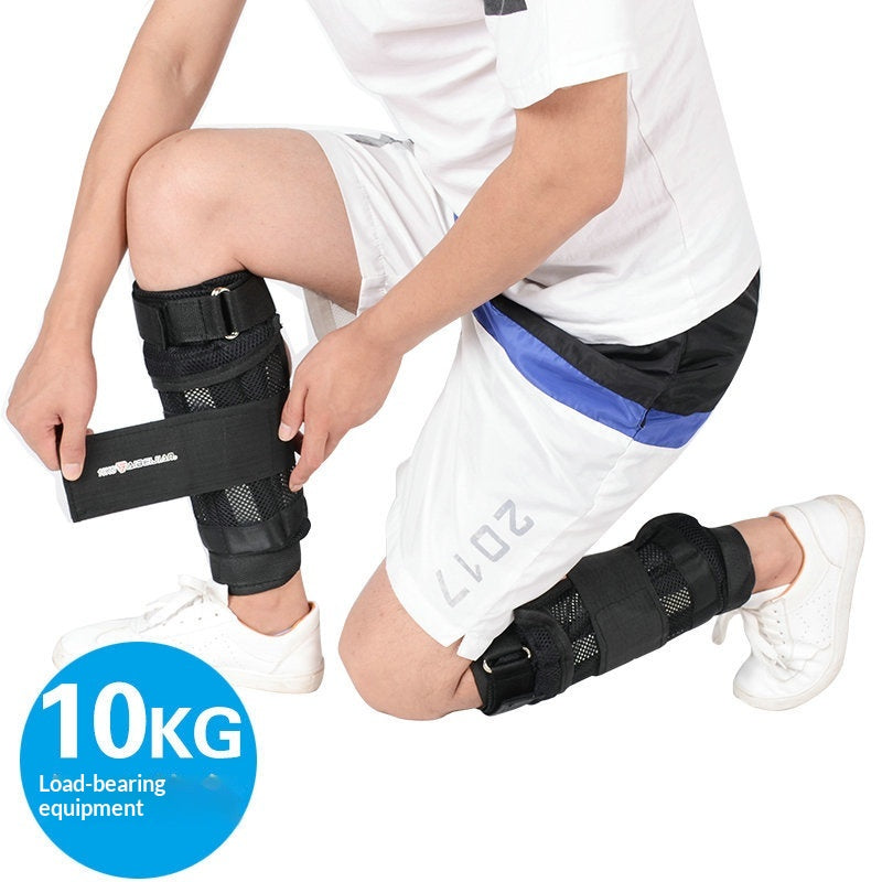 Steel Plate Leg Wraps With Sandbag Weights