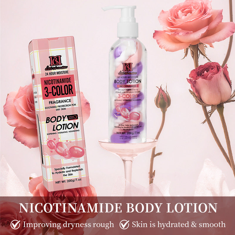 Three-Color Spiral Moisturizing Body Lotion