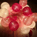 Net Red Girl Heart Lantern String Christmas Decoration Small Lantern