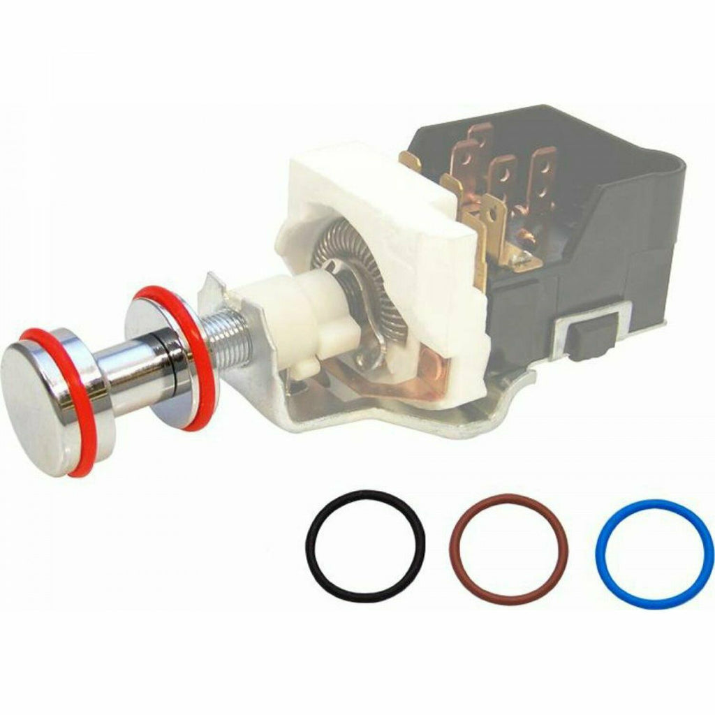 Billet Aluminum Headlight Knob S Witch Color Ring Kit Street Rod Truck