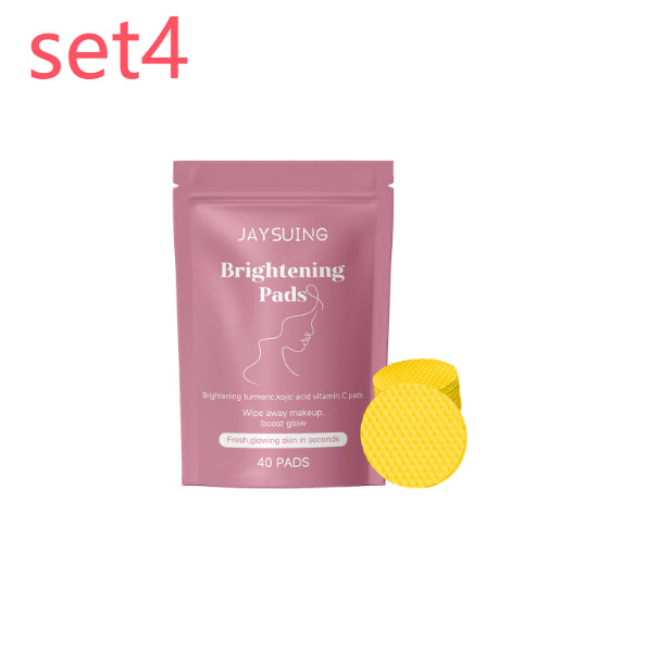 JAYSUING Turmeric Curcumin Cleansing Pads