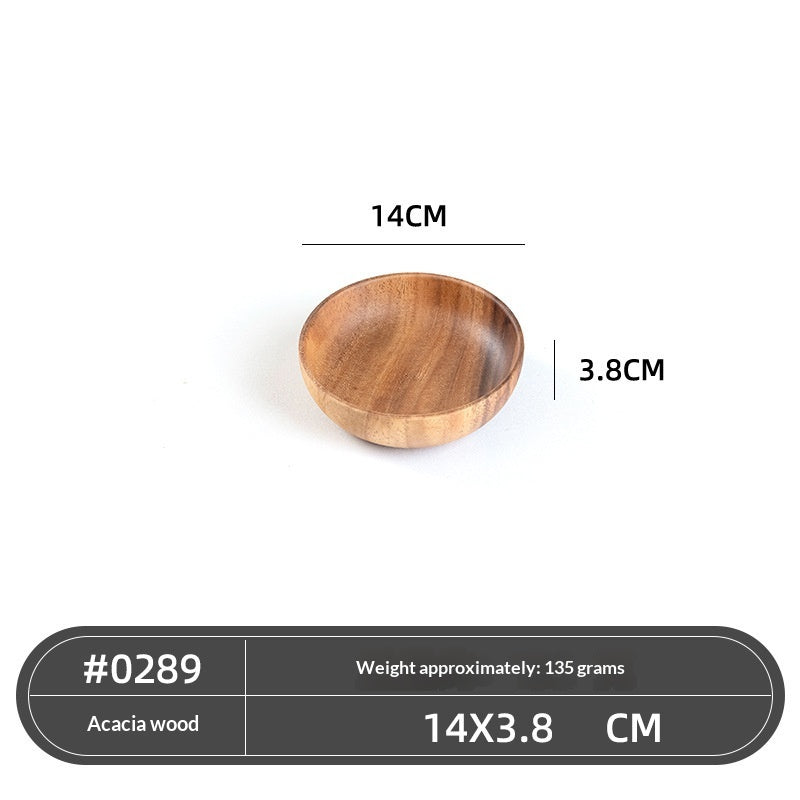 South American Walnut Solid Wood Dinnerware