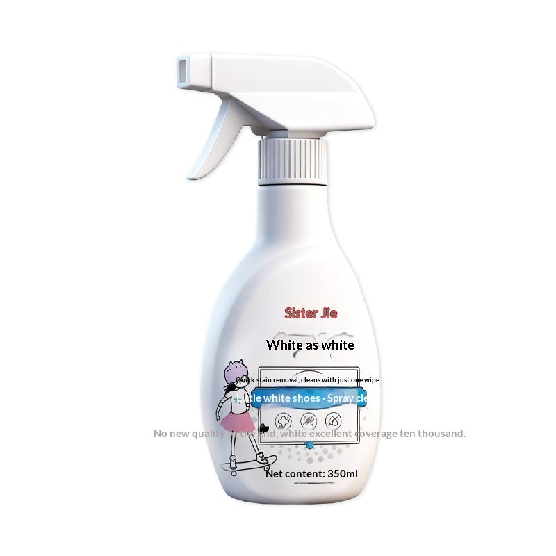 White Shoe Stain-removing No-rinse Foam Cleaner