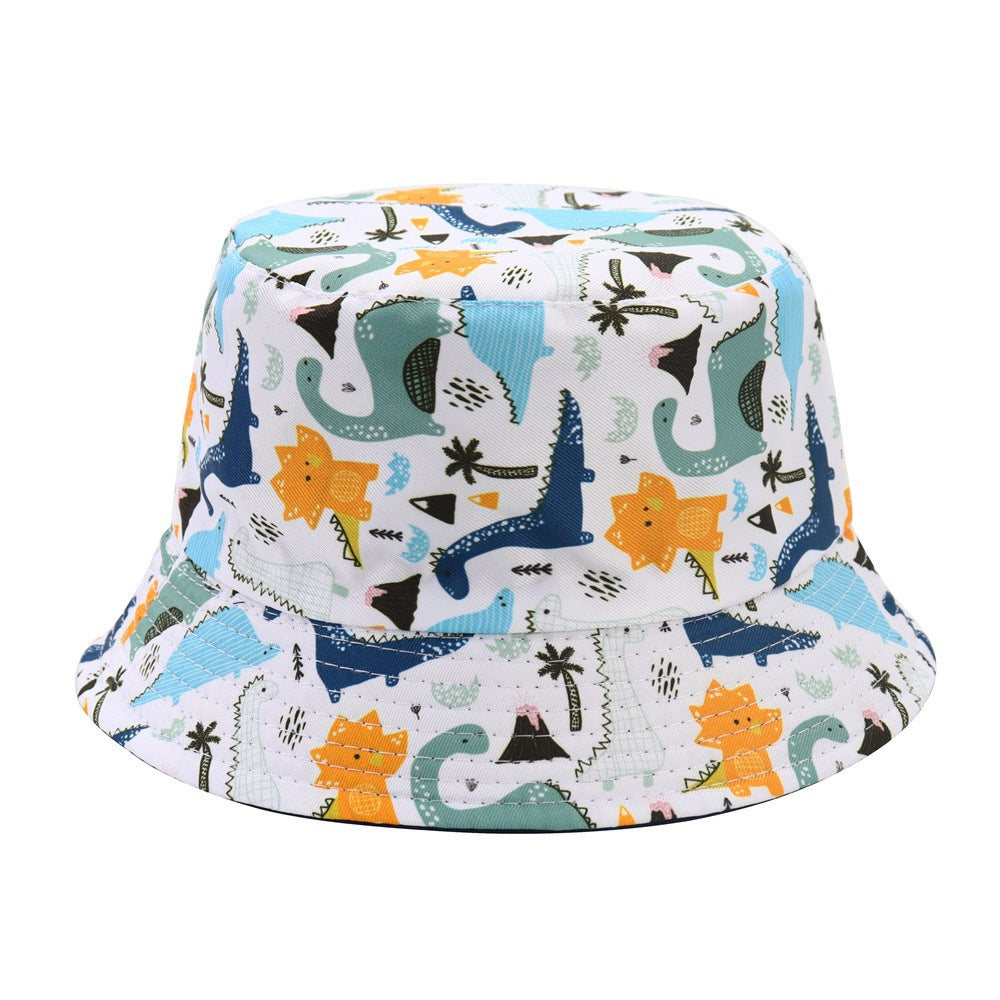 Cross-border Childrens Cartoon Animal Double-Sided Hat
